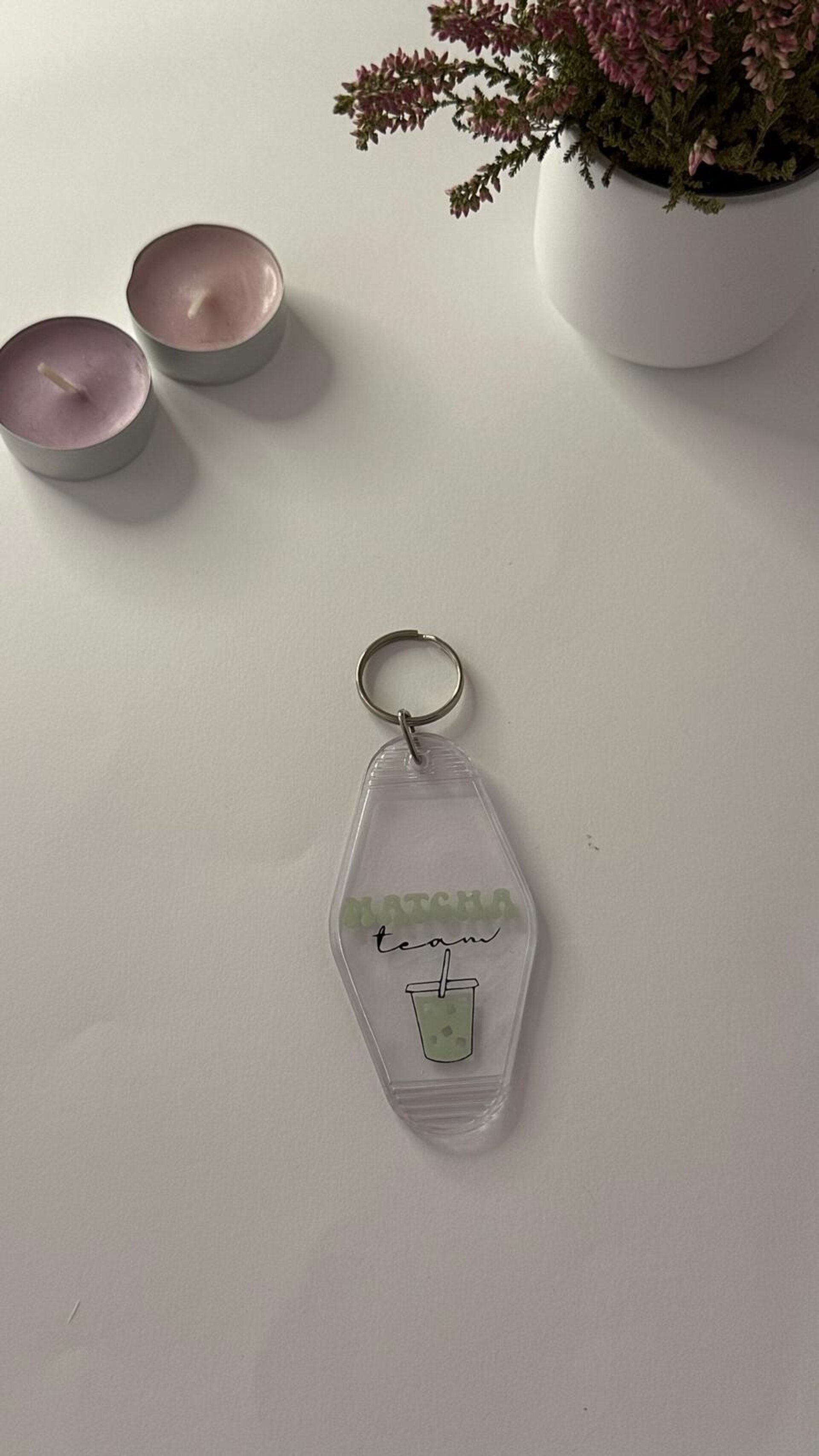 Llavero motel "Matcha team" - 2