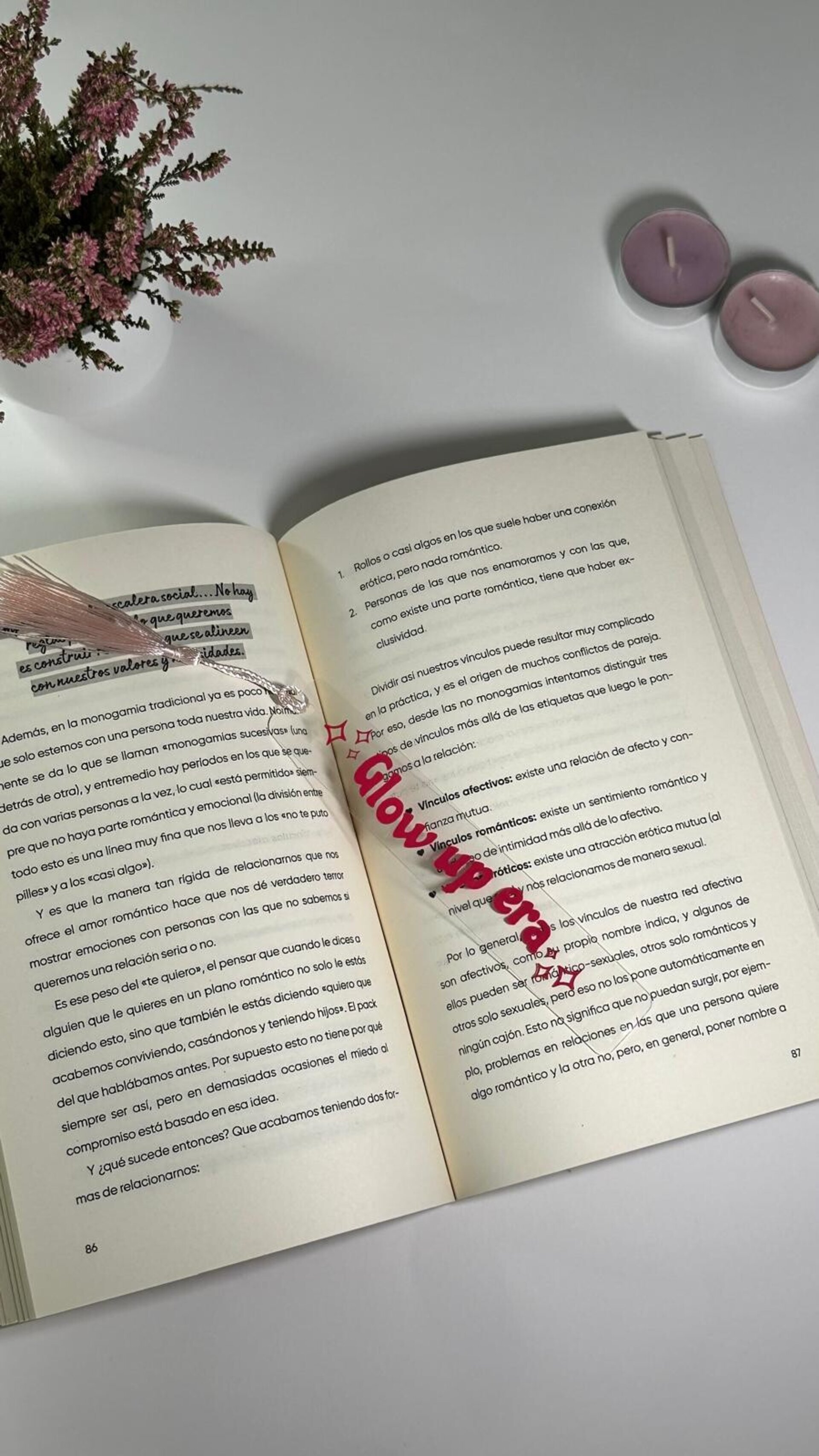 MARCAPÁGINAS "Glow up era" - 1