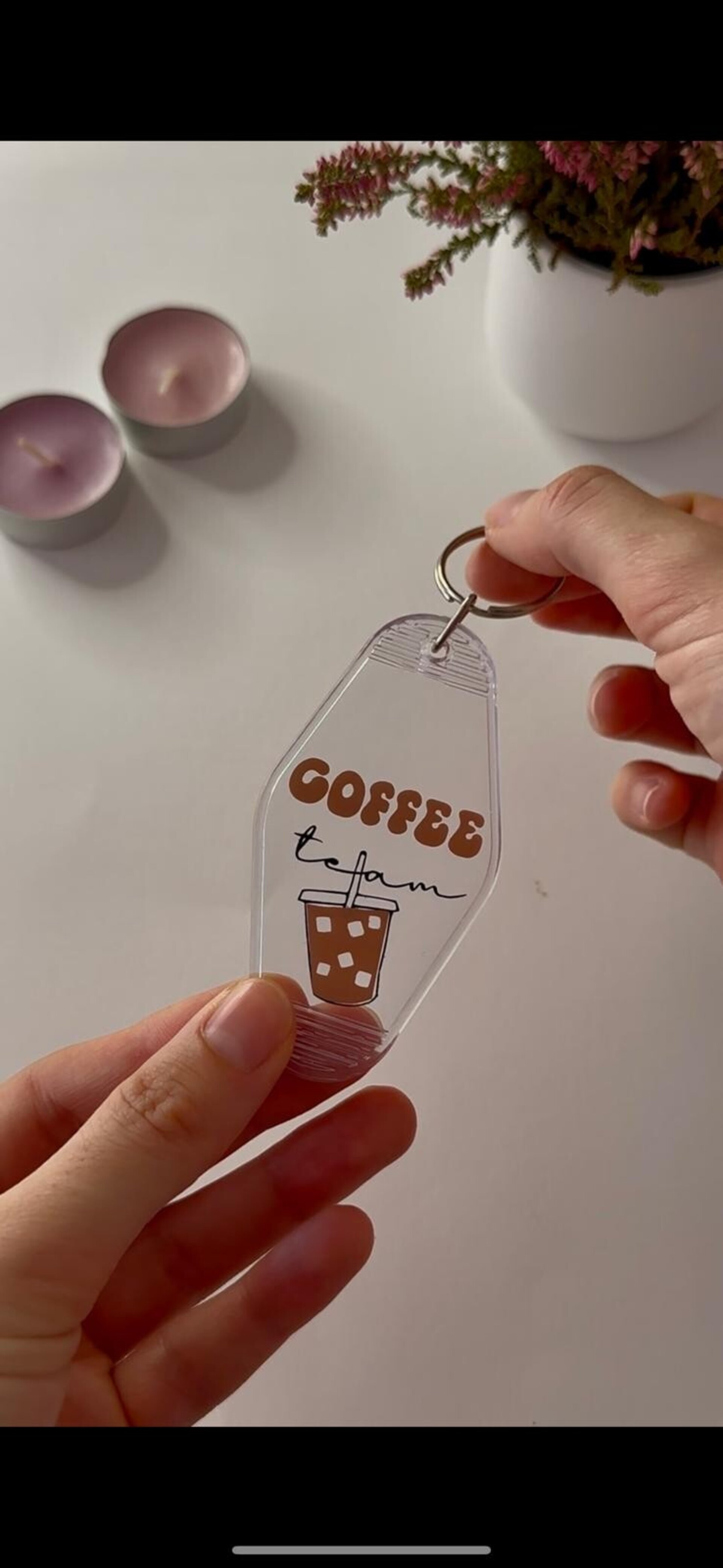 Llavero motel "COFFEE TEAM" - 1