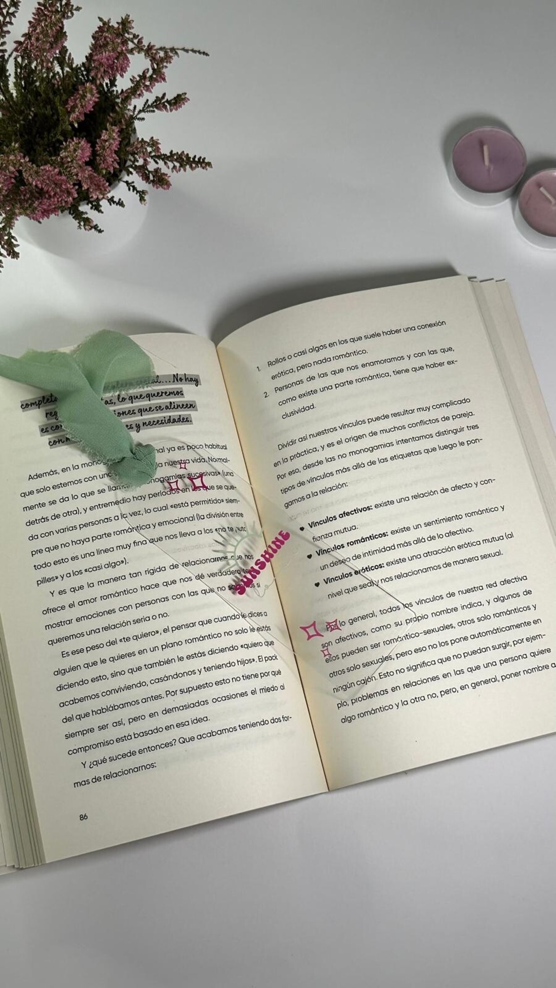 MARCAPÁGINAS "Sunshine lover" - 1