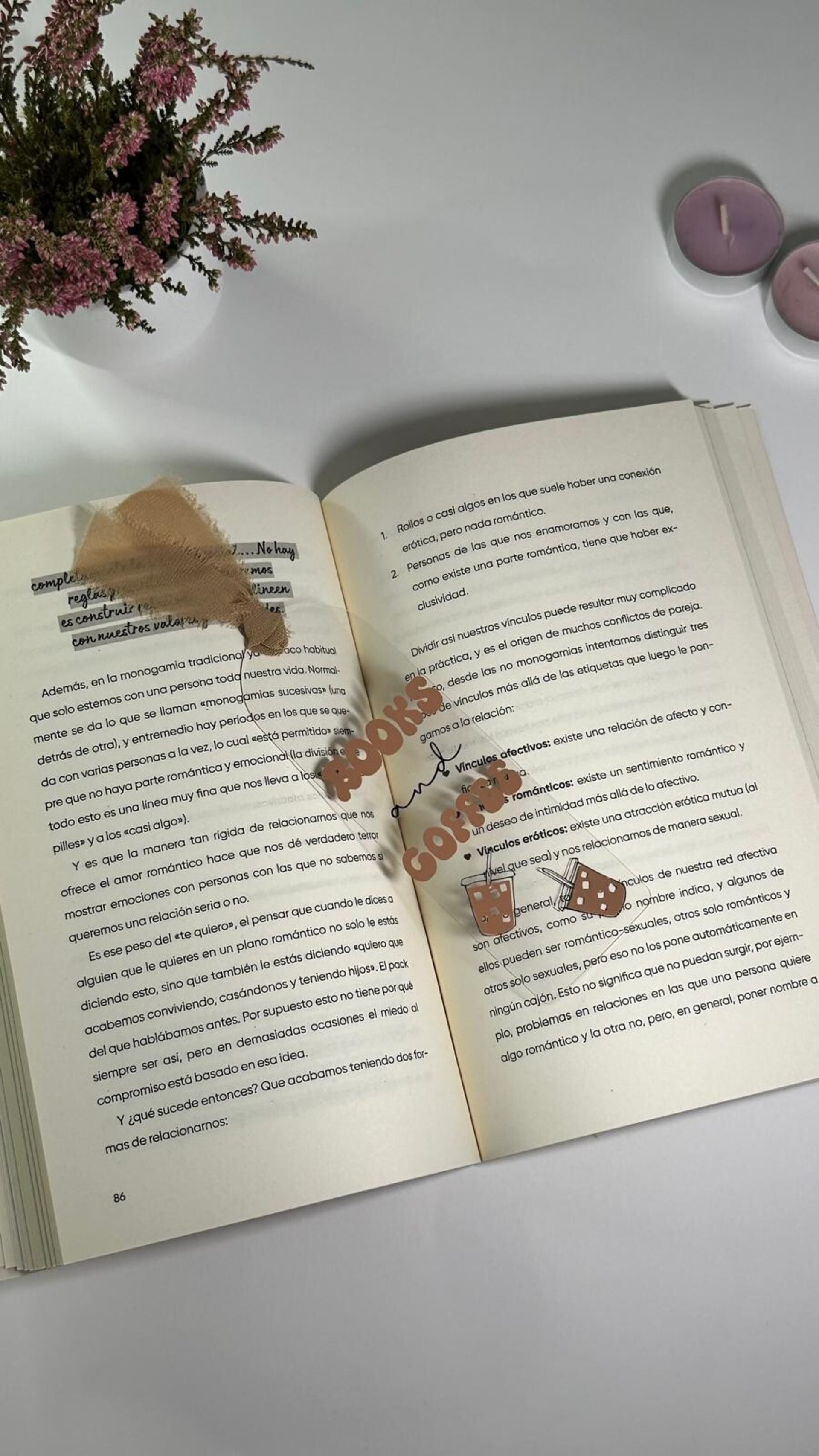 MARCAPÁGINAS "Books and Coffee" - 1