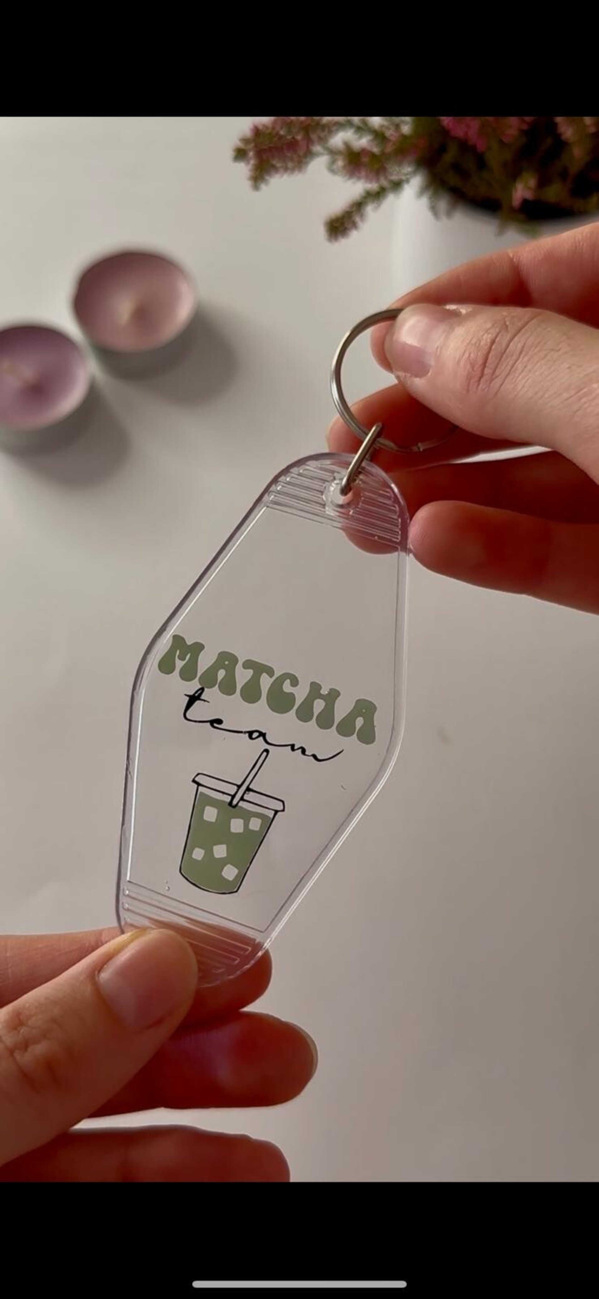 Llavero motel "Matcha team" - 1