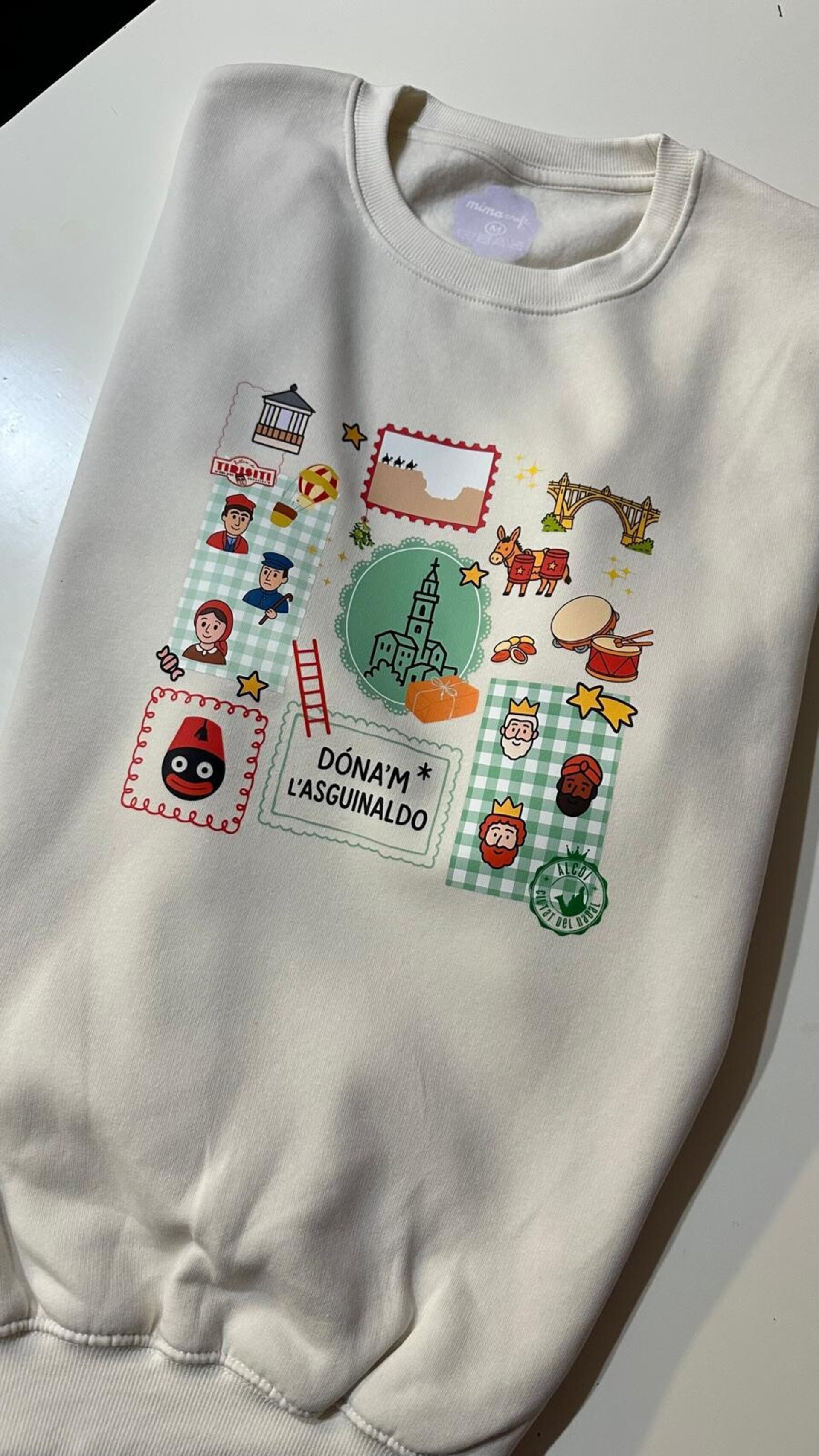 Sudadera "Dona`m l'asguinaldo" - 1